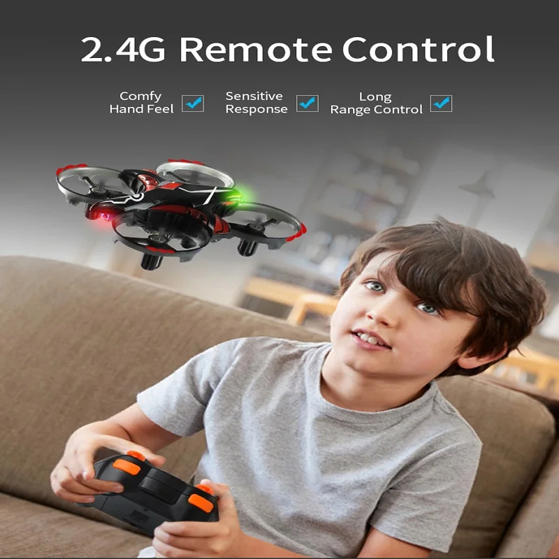 

JJRC H56 RC mini Quadcopter Infrared Sensing Control Remote Control Mode Drone with Altitude Hold One key Return/Off Kids Toys