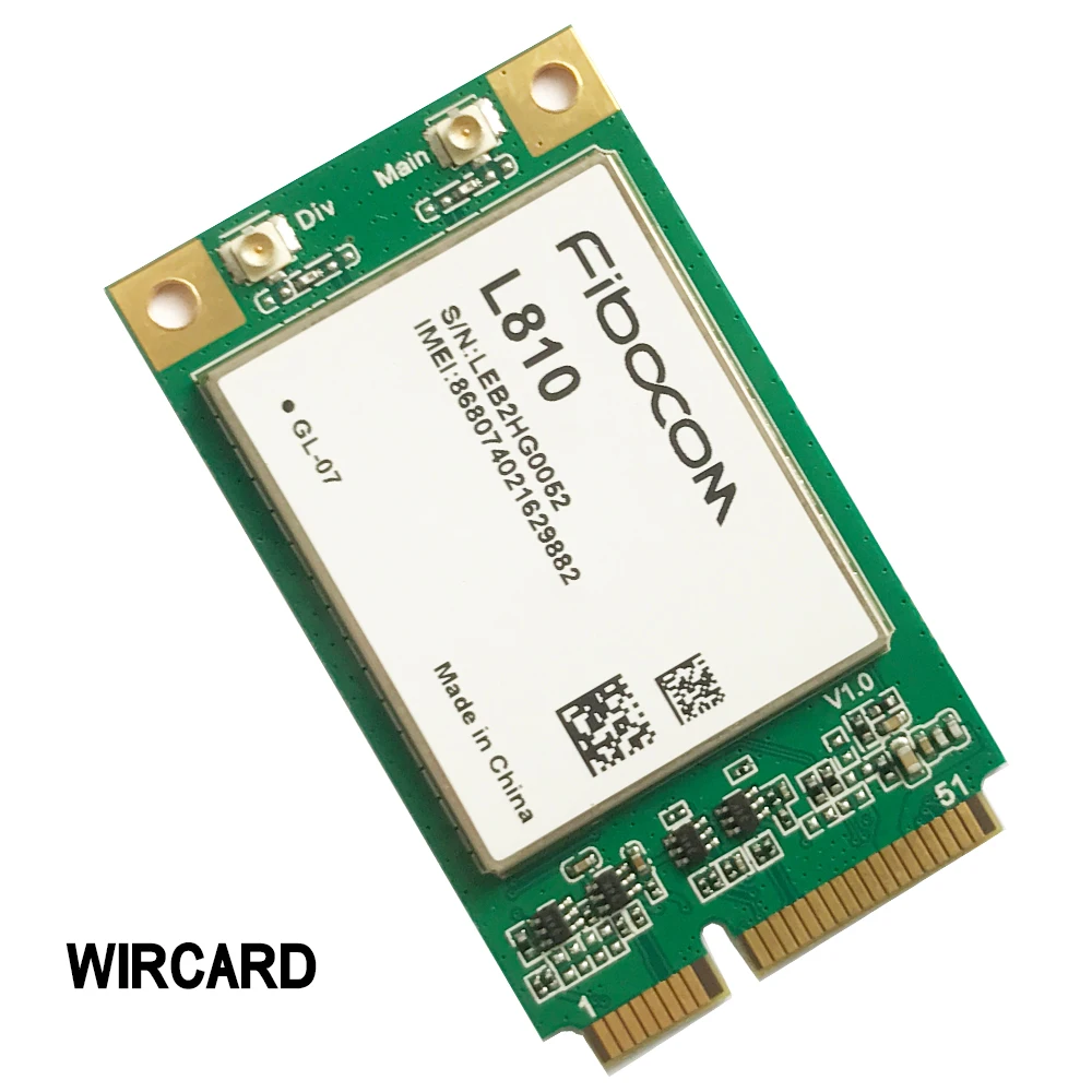 L810 L810-GL LTE 4G модуль TDD-LTE FDD-LTE mini PCI-E 4G карта