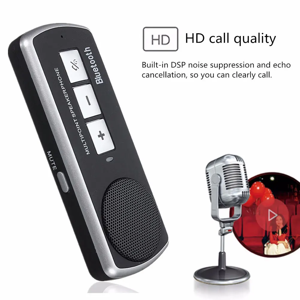 Speakerphone Bluetooth 3.0 Car USB Multipoint Speaker Hand Free Kit for