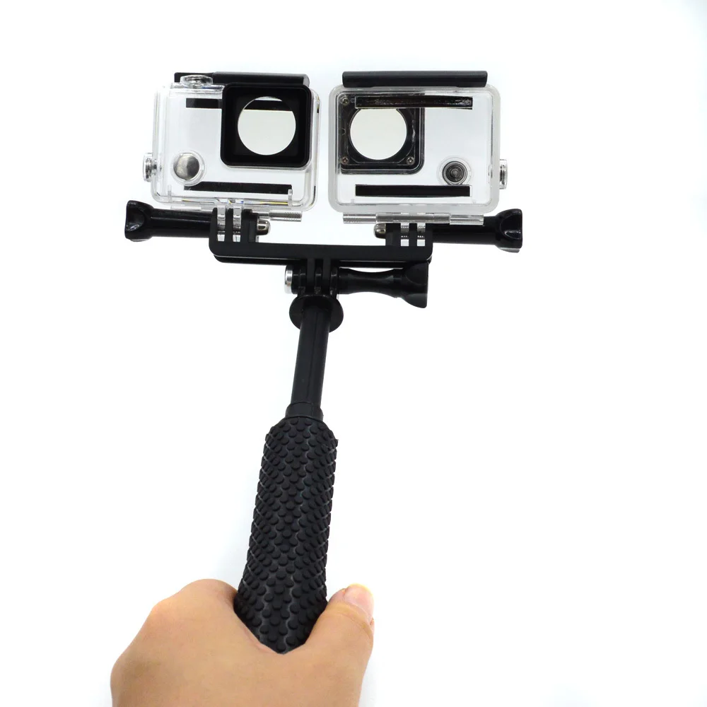 Professional Go Pro Double holder mount / Go Pro 2 Mount for GoPro