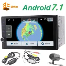 EinCar 7 inch Android 6.0 Octa Core Car Stereo Autoradio In Dash GPS Navigation 2 Din Multimedia Receiver+wireless Backup Camera
