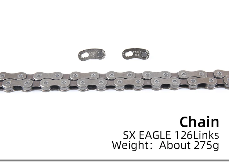 SRAM SX EAGLE 4 комплекта комплект 1x12 12 Скоростей 11-50T MTB велосипед триггерный переключатель передач задний переключатель цепи NX Орел кассета свободного хода
