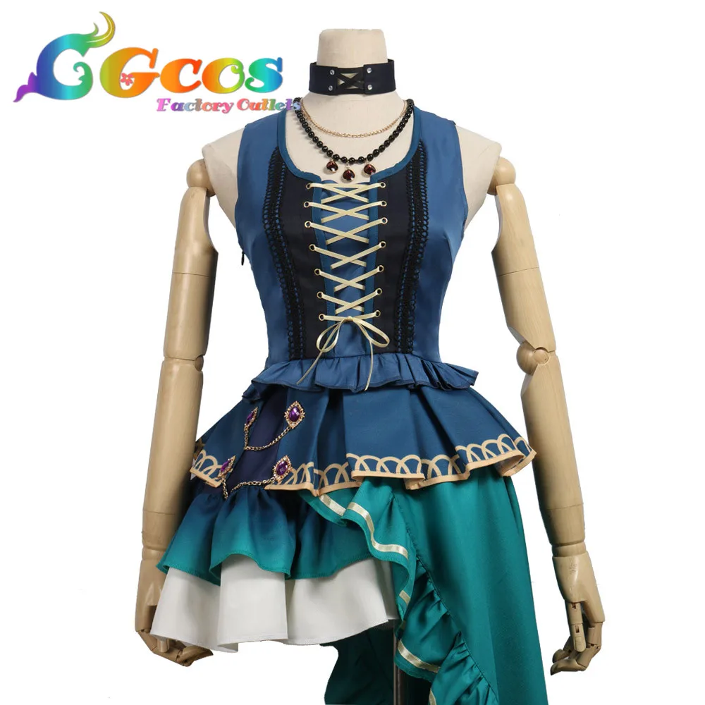 CGCOS Бесплатная доставка костюм для косплея Bang Dream! Roselia Opera of the wastreland Minato Yukina платье
