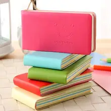 Блокнот со смайликом, блокнот, суб-корейский креативный канцелярский магазин, цветные страницы, мини ручной, легко носить с собой