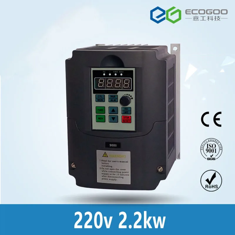 

220V 2.2KW AC Triple (3) Phase Output 3HP Photovoltaic Solar Pool Water Pump Inverter Converter