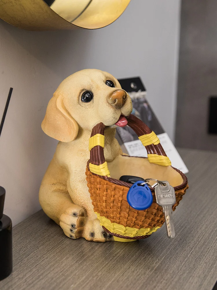 

Cute dog home decoration ornaments creative home decorations entry porch key storage small furnishings home decor