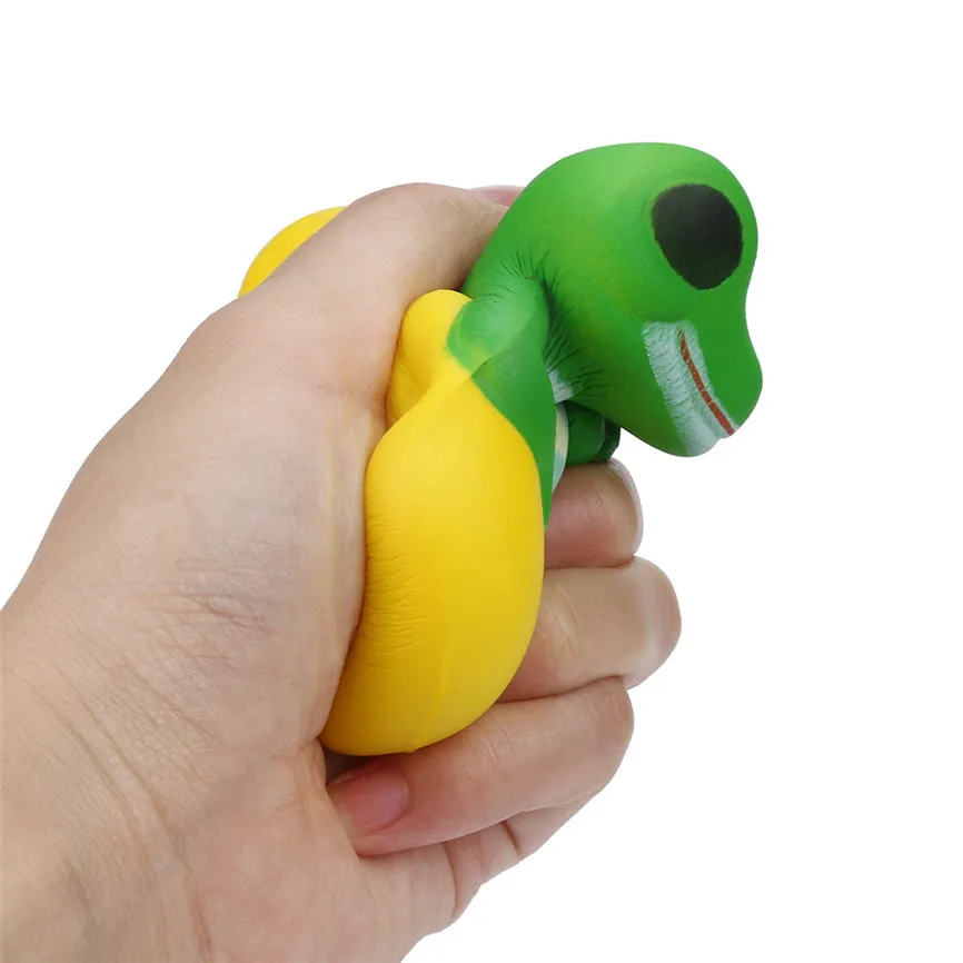 Squeeze Squishy милый крокодил медленно поднимающийся крем ароматизированный декомпрессионные игрушки 10*10*9 см Sep#2