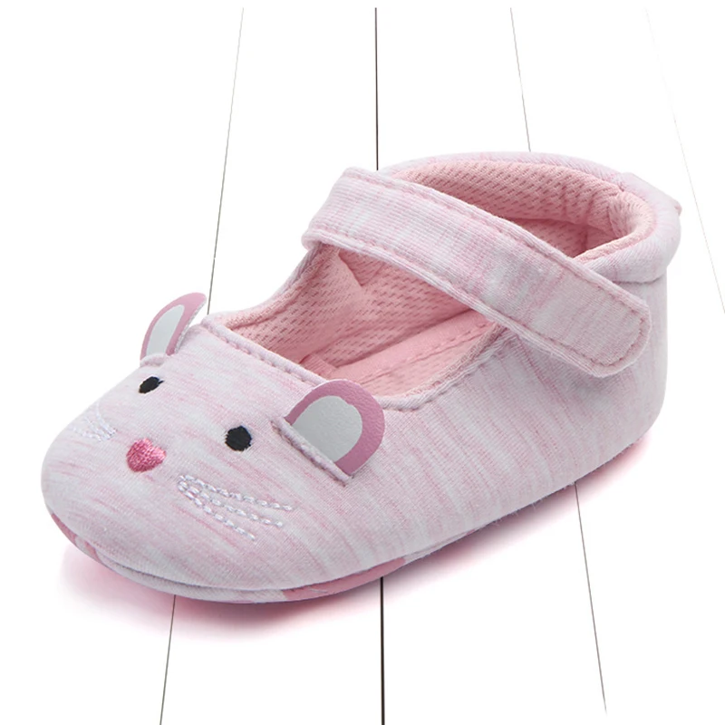 Sunshine & Rainy/обувь с вышивкой для новорожденных, обувь для маленьких девочек с милыми животными, обувь для малышей на мягкой подошве, обувь для