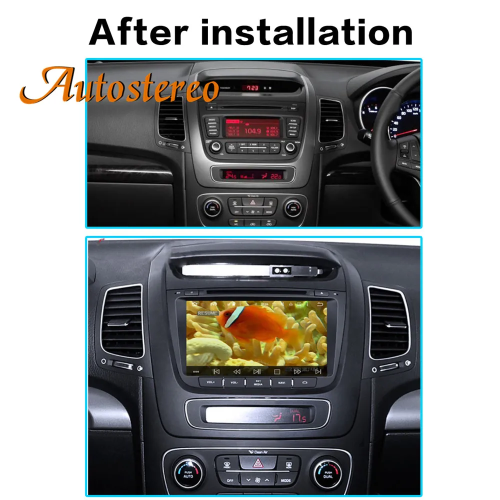 Sale Android 9 Car GPS Navigation CD DVD Player For KIA SORENTO 2012 13 14 15 Autostereo radio tape recorder Multimedia head unit IPS 1