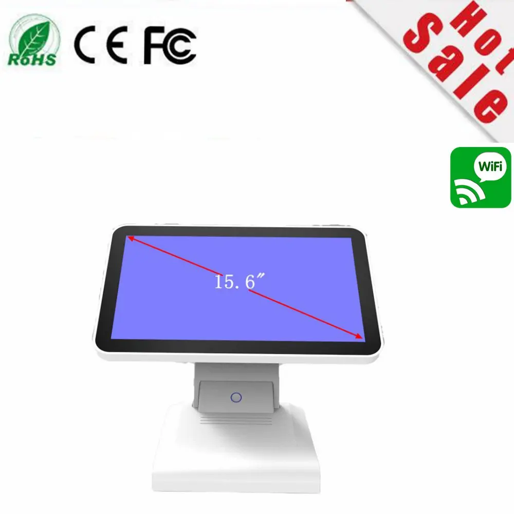

В наличии, I7, белый, заводская цена, ЦП J1900, 4 Гб ОЗУ, 64 ГБ SSD, 15,6 дюйма, настольный ПК с емкостным сенсорным экраном, Pos-терминал