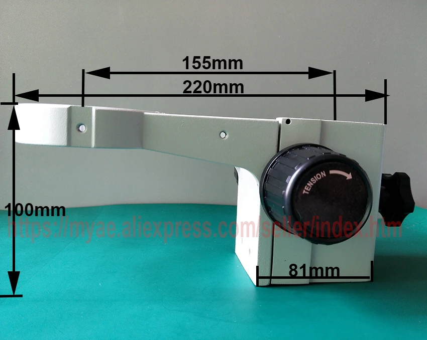Efix стерео микроскоп держатель для головы регулировка фокуса рычаг микроскопа Кольцо Арбор Стенд кронштейн диаметр 76 мм аксессуары