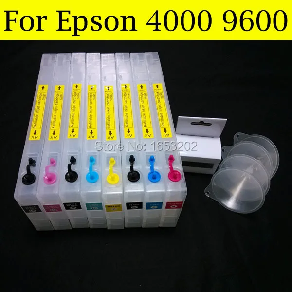 

8 шт./набор, картриджи для принтера Epson 4000