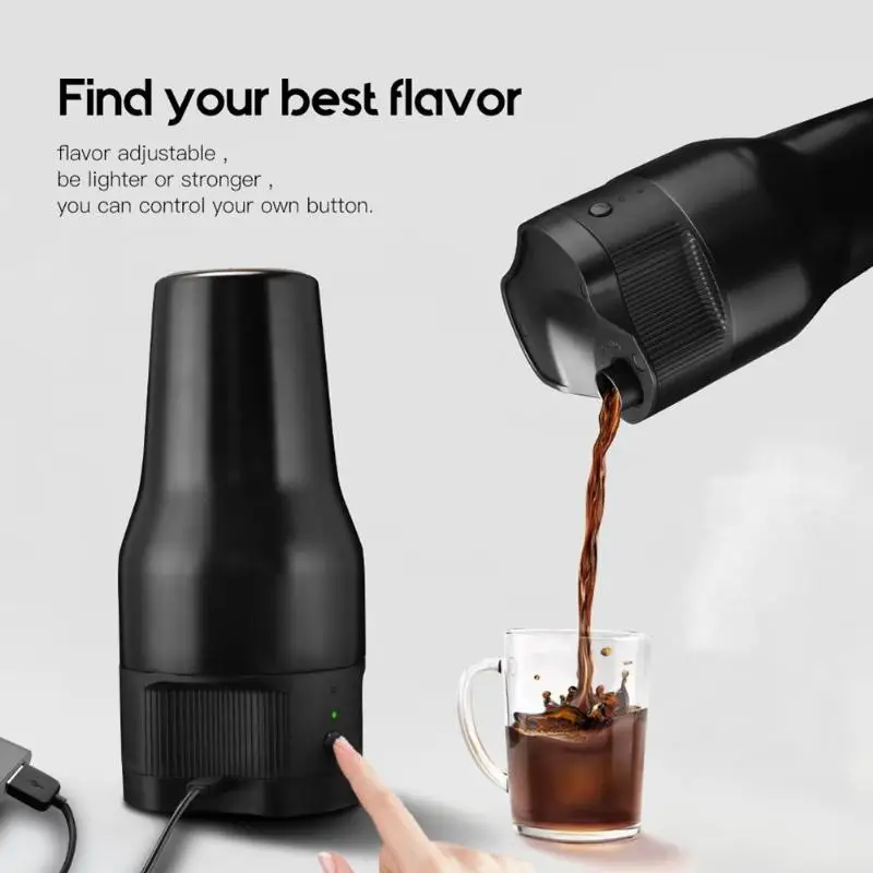 22%,550ml Portable USB Electric Coffee Maker Vacuum Coffee Machine Auto Caffe Cafe American Filter for Home Outdoor Travel