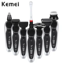 Kemei KM-8867 7 in 1 Men's 3D Electric Shaver Multifunction Beard Trimmer Rechargeable Razor for Men Shaving Machine Toothbrush Kemei KM-8867 7 in 1 Men's 3D Electric Shaver Multifunction Beard Trimmer Rechargeable Razor for Men Shaving Machine Toothbrush