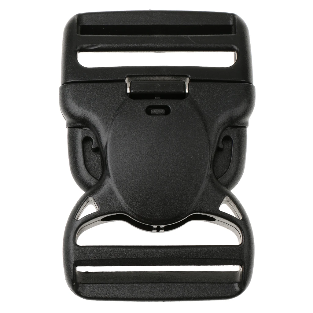 MagiDeal 50mm Plastic Side Release Buckle Clips/Sliders/fastening For Webbing Black Outdoor Tools