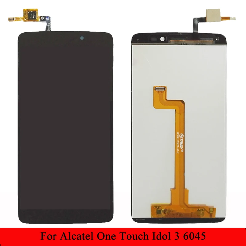 

For Alcatel One Touch Idol 3 6045 OT6045 LCD Display Digitizer Touch Screen Assembly Black