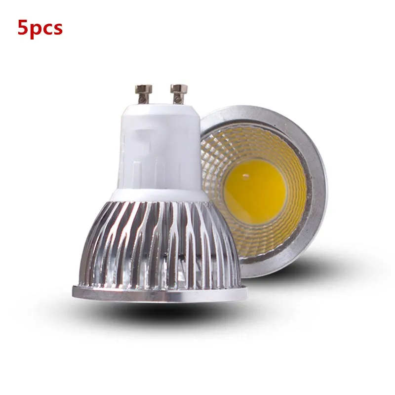 Светодиодные лампы 5 шт. Led GU10 9 Вт блеск светодиодные 110 В 220 холодный белый свет