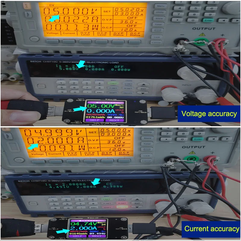 USB и type c тестер беспроводной Bluetooth DC Цифровой вольтметр измеритель напряжения