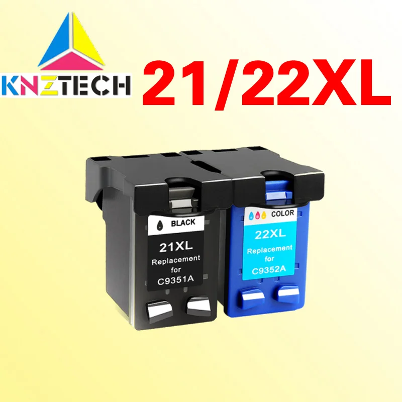 Восстановленный чернильный картридж для 21 22 21xl 22xl for21 for22 Deskjet F380 F2280 3910 3915 3918 3920 3940