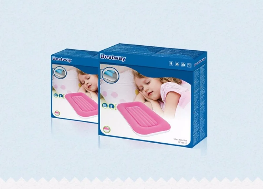 67452 Bestway 132x76x20 см детская кровать 52x30x8 дюймов наружный надувной матрас бытовой