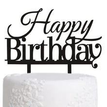 100 шт/партия креативный дизайн "с днем рождения" Свадебный торт вставлена карта свадебный торт Топпер украшения для торта для вечеринки