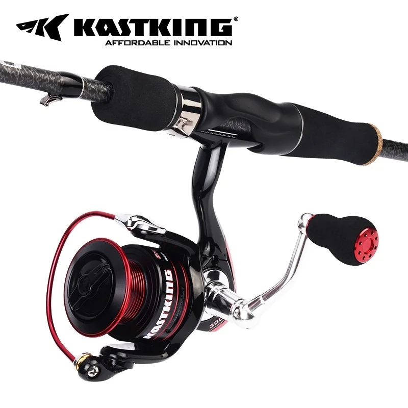KastKing شاركي الثاني المياه العذبة غزل الصيد بكرة + نقطة الحضيض 1.98 متر الغزل الصيد قضيب كومبو