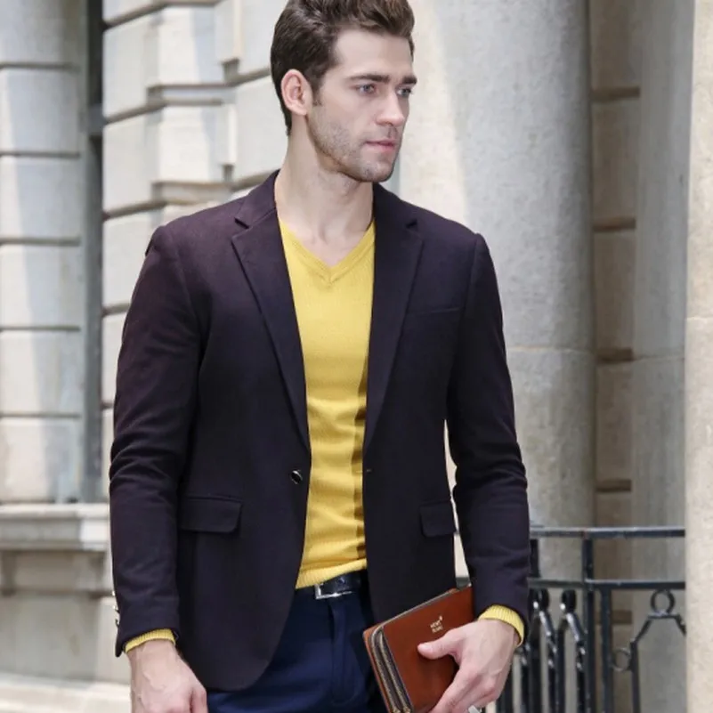 

unique Design Mens Brand Blazer Jacket Slim Fit Stylish 30% wool metal button Blazer suit Masculino For Men Mens Floral Blazer