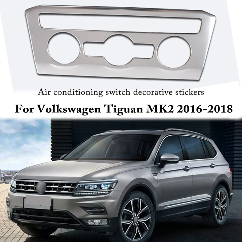 Автомобильный Стайлинг для VW Tiguan для Volkswagen VW Tiguan 2 MK2 приборная панель AC навигатор панель наклейки Чехлы аксессуары