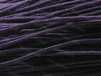 

FREE SHIPPING 90 meters Puple Waxed Cotton Beading Cord 1.5mm