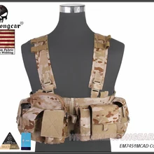 EMERSON UW Gen V Разделение спереди Грудь Рог жилет Airsoft военный Шестерни мультикам засушливых EM7451MCAD