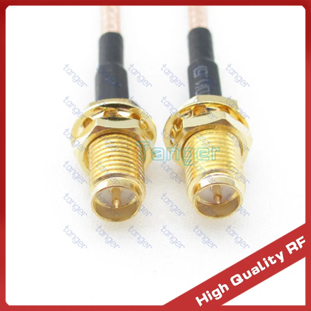 

3feet Low Loss Cable RG316 RF Coaxial Pigtail cable 3feet 100cm with Straight RP-SMA female jack to RP-SMA female connector