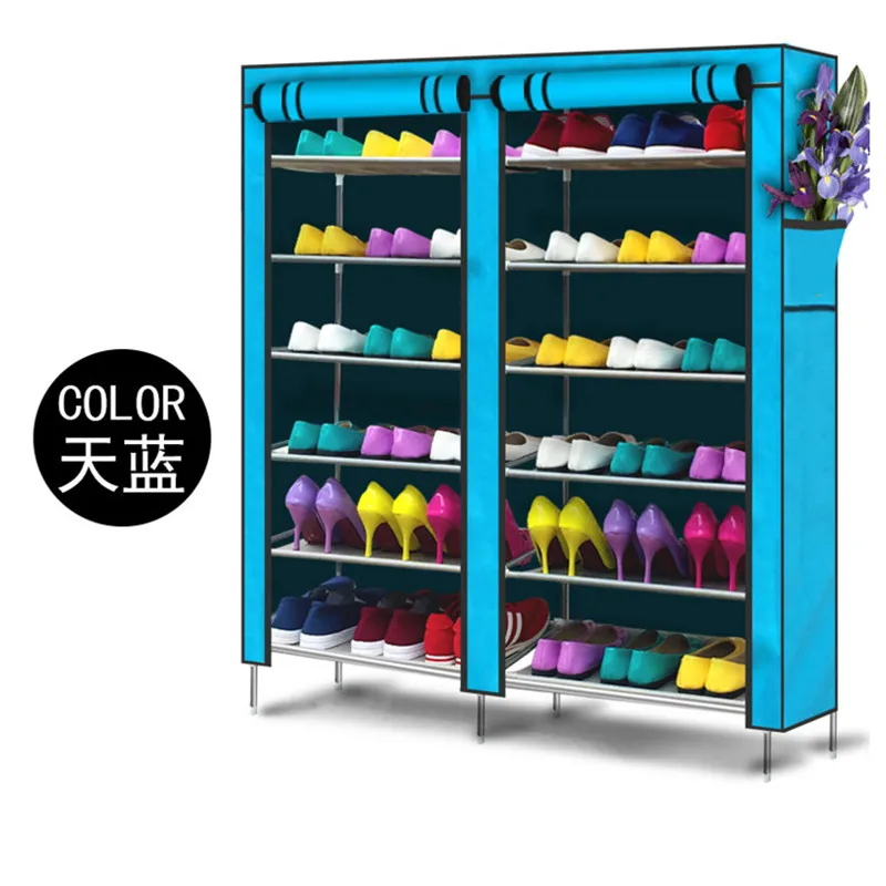 House Scenery folding storage Cabinets Furniture Portable shoe racks multi-layer assembled Dustproof Wetproof Shoes Shelf Room