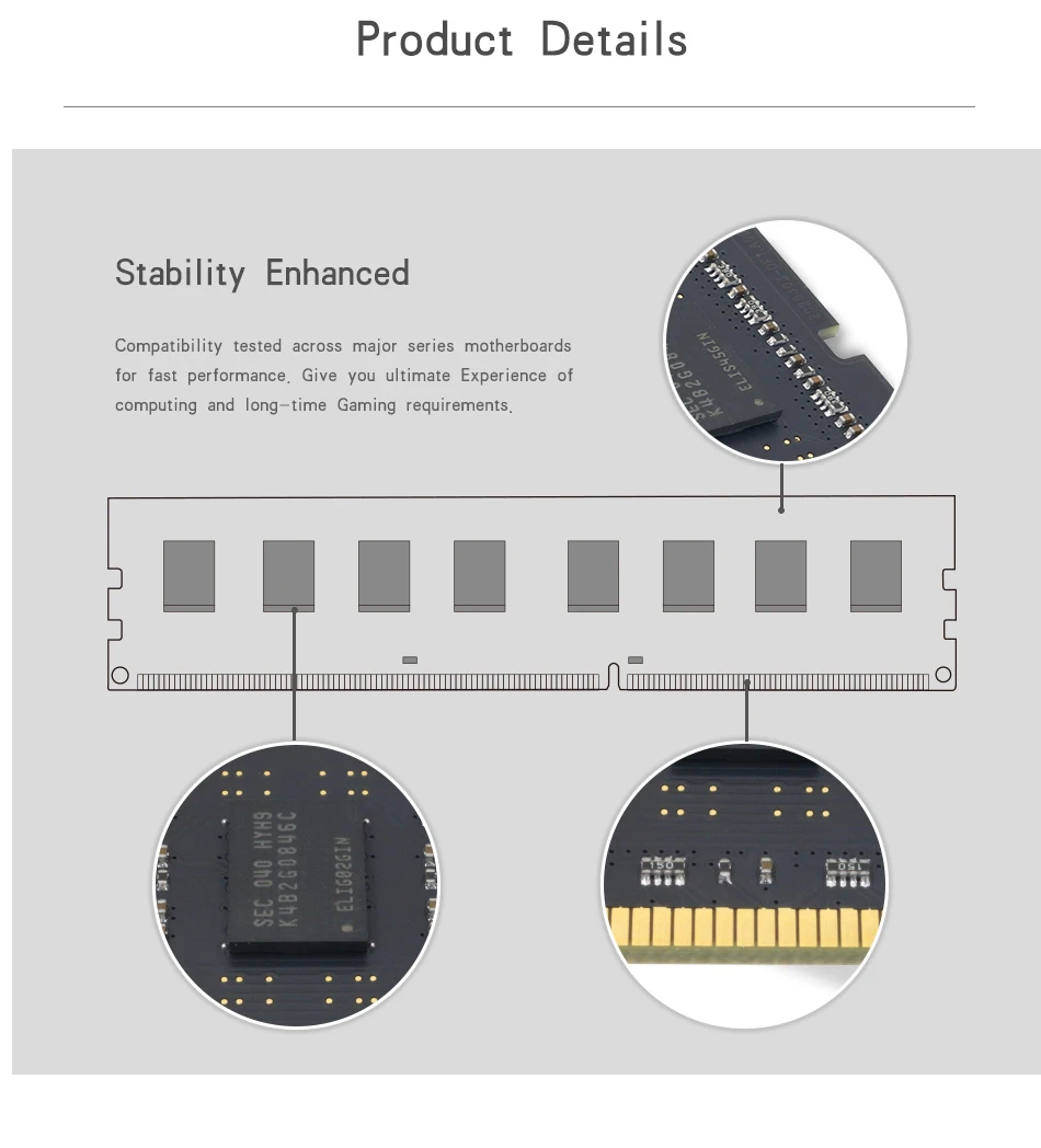 KingSpec DDR4, 4 ГБ, 8 ГБ, 16 ГБ, 2400 МГц, ОЗУ, память, 288pin, для настольных ПК, высокая производительность, высокая скорость