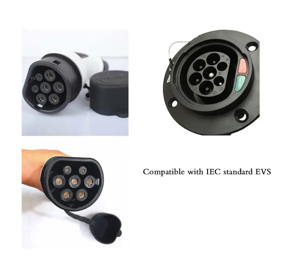  YKS-ESNES Portable EV car Charger IEC 62196 16A CEE 3 Pins Plug 5M EV charger