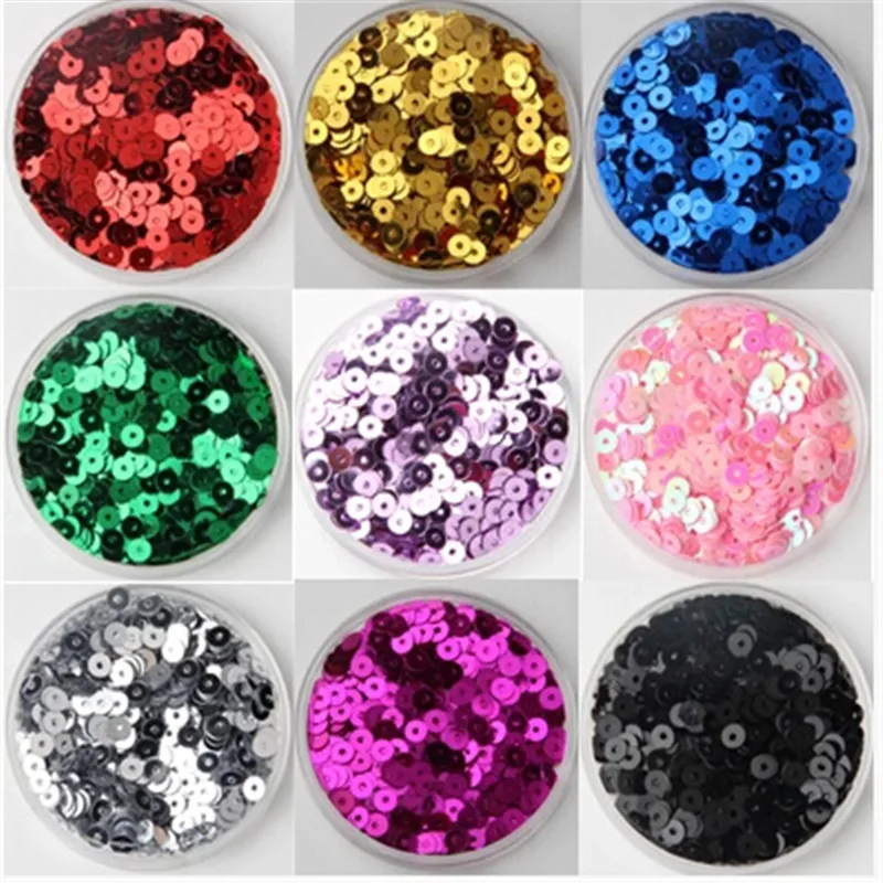 

900pcs 20Colors 4mm Flat Round Loose Sequins Paillette Sewing Wedding Craft&Decoration Scrapbook DIY Accessories
