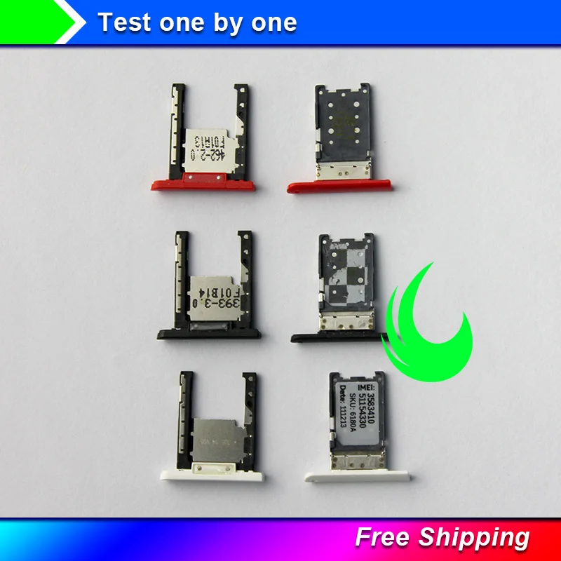 

5Pcs/Lot Original SIM Card + SD Card Tray Slot Holder For Nokia Lumia 1520 Replacement Part Free Shipping