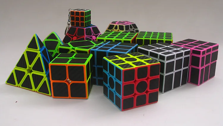 Z cube 14 видов скоростная наклейка из углеродного волокна "Кубики" Волшебный куб Cubo Magico головоломка игрушка для детей подарок игрушка для взрослых