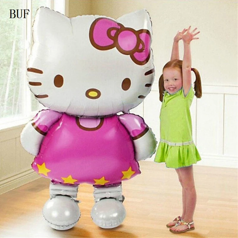 

BUF Party Decoration Cartoon Characters Kitty Ballon Big Size Kitty Foil Balloon Party Supplies Wedding Baby Shower Decor