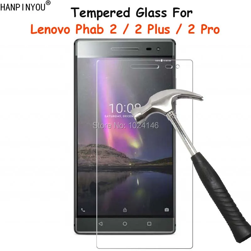 

For Lenovo Phab2 Phab 2 Plus Pro 6.4" Tempered Glass Screen Protector Ultra Thin Explosion-proof Protective Film + Cleaning Kit