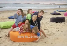 big hug huddle eco friendly indoor / outdoor round bean bag many colors