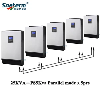 

25KVA Hybrid Solar Inverter 20KW Off Grid Power Inverter 48VDC to 220Vac Pure Sine Wave Inverter with PV controller/ac charger