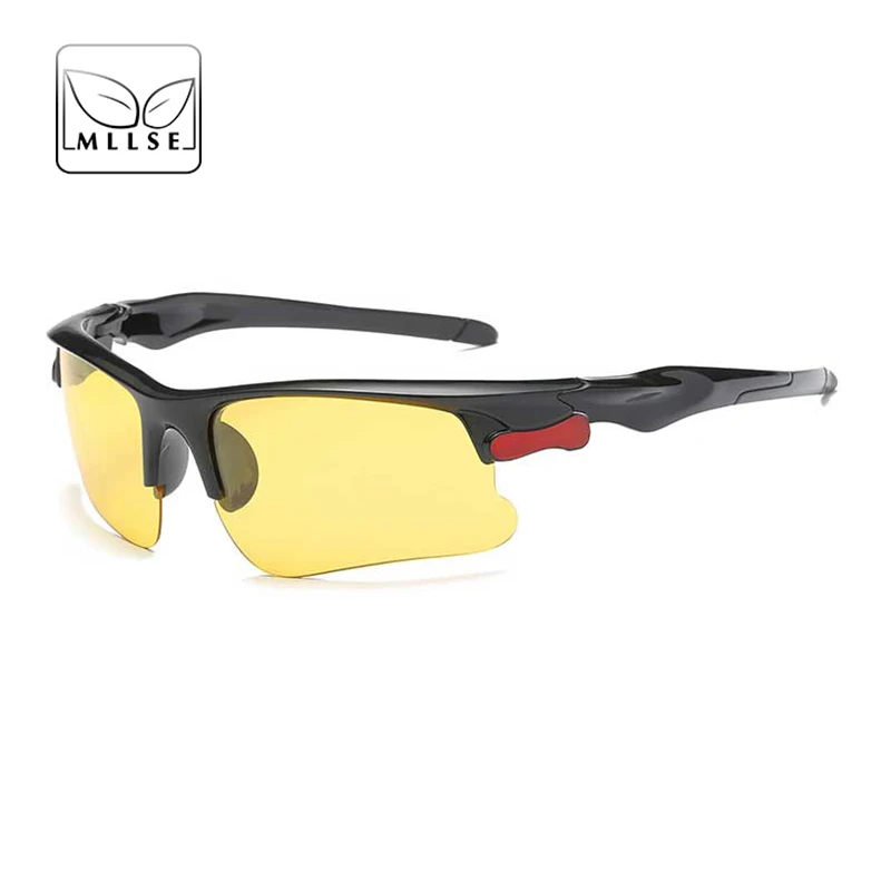 MLLSE бренд ночного видения очки драйверы для мужчин очки вождения защитные шестерни мужские очки ночного видения