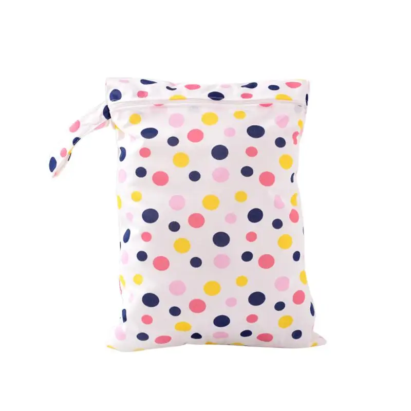 1 шт. милые Влажные Сумки подгузники детские подгузники младенцы ткань при смене подгузников влажная сумка Детские подгузники сумка - Цвет: Розовый