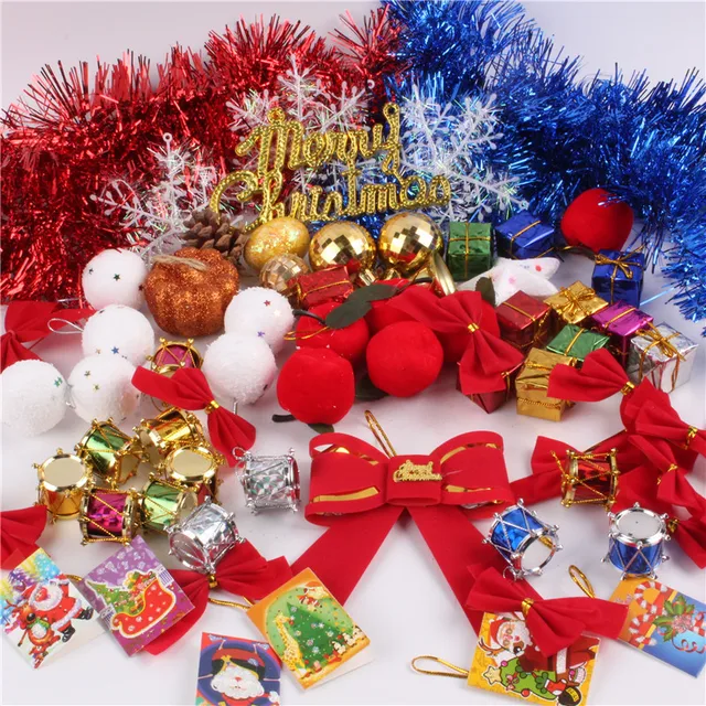 christmas decorations kits christmas tree decorations christmas ball five pointed stars red bowknot - Themed Christmas Tree Decorating Kits christmas decorations kits christmas tree decorations christmas ball five pointed stars red bowknot - Themed Christmas Tree Decorating Kits