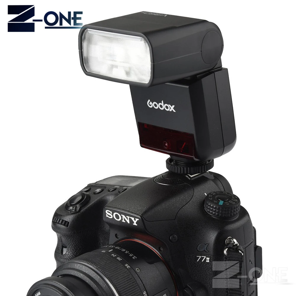 Вспышка для камеры Godox V350S HSS 1/8000s GN36 Li Ion TTL 0 1 s ~ 7 перезаряжаемый + комплект