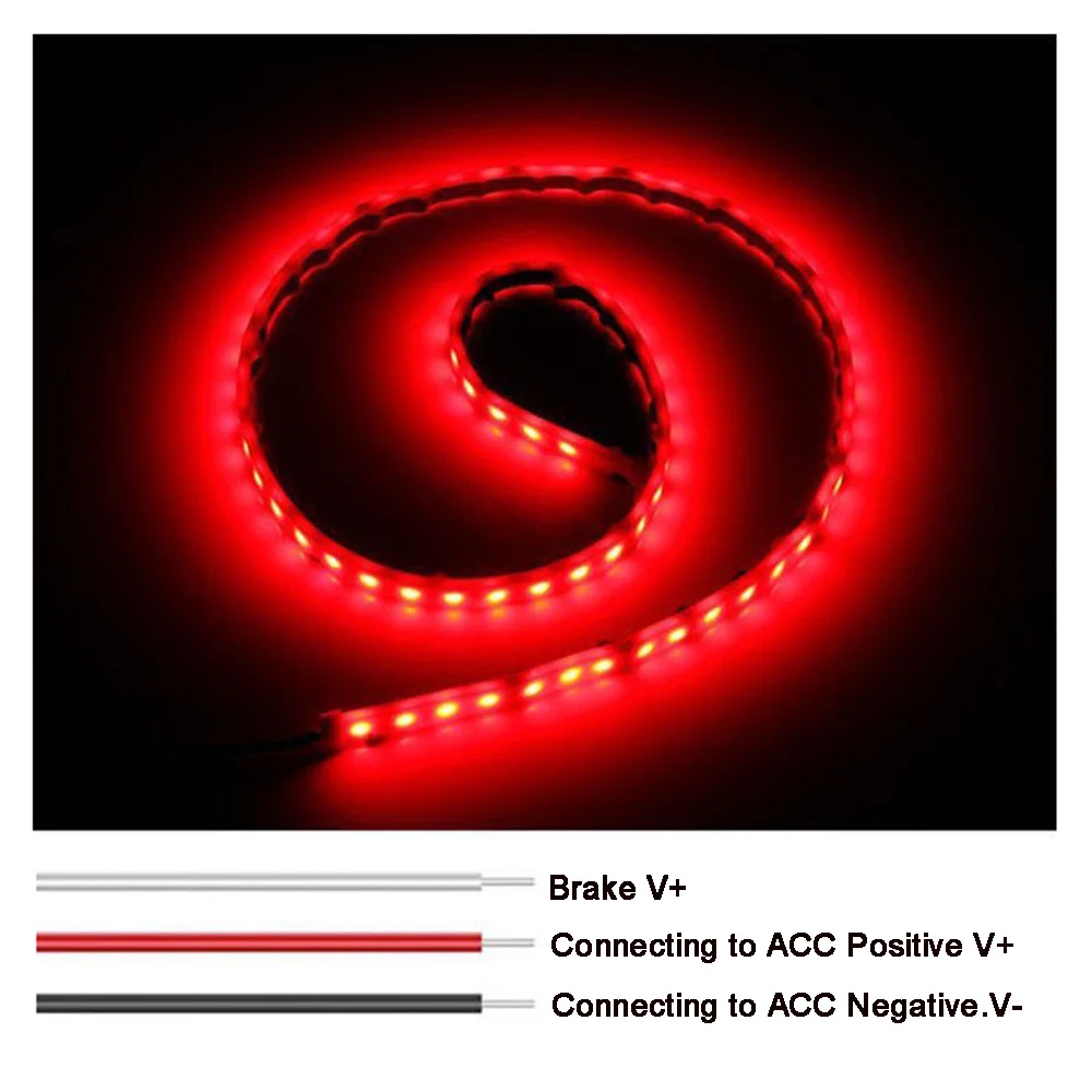 47,6 дюйм RGB красочный струящийся светодиодный багажник полосы для багажника автомобиля динамический мигалки Светодиодная лампа указателя поворота светодиодная сигнальная лампа DRL свет