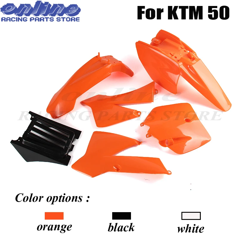 

Plastic Fender set for KTM50 50CC SX SR JR Senior Adventure Junior ORANGE PS42
