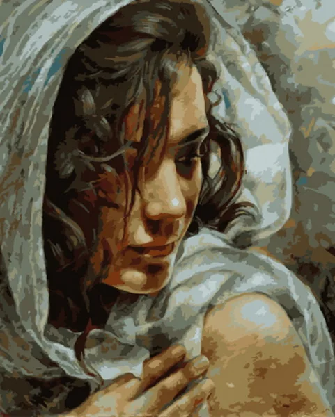 

Frameless diy picture oil paintings by numbers wall decor numbers painting on canvas for home decor 4050 lady