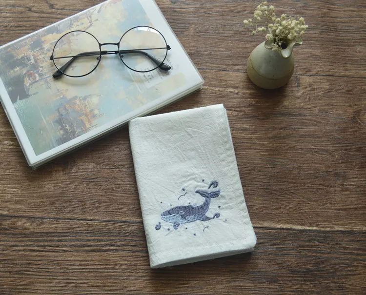 The ocean Embroidery flower pretty woman handkerchief embroidered restoring ancient ways is The lit