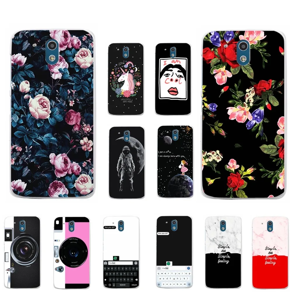 

Lovers Vintage Flowers Tropical Style Phone Case For HTC Desire 526 Back Cover Soft TPU Silicone For HTC 526 526G 526G 326 326G